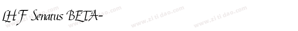 LHF Senatus BETA字体转换